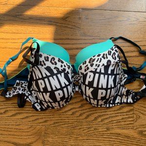 Victoria's Secret Pink Push-Up Bras